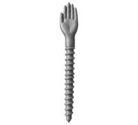 Gancio chiave | Appendiabiti a parete | Portachiavi a vite stampato a forma di palma in 3D per ufficio, casa, uomo, donna, asciugamano, cappotto, borsa, bagno, doccia, cappello, appartamento, cucina,