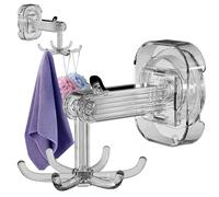 Gancio con sei artigli, gancio girevole per utensili, gancio per asciugamani girevole a 360 gradi con 6 artigli, organizer per doccia, da cucina, bagno per armadio da cucina