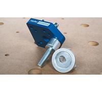 Gancio da banco per morsetto di fissaggio VARIO con bullone Ø19 mm small silver