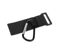 Gancio da Manubrio per Scooter Nero in Lega Pu con U Clips