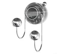 Gancio da parete a ventosa riutilizzabile senza design perforato, tiene saldamente vestiti e articoli per la casa su superfici in vetro o piastrelle, facile da riposizionare senza (grigio)