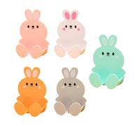 - Gancio da parete - Gancio per bastone da parete, moderno gancio decorativo | Organizer per bunny Coat Rack Organizer, decorazione per camera dei bambini, catena d'ingresso, bel supporto da