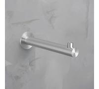 Gancio da parete in acciaio inox, Ø 20 mm, lunghezza 15 cm, rosetta Ø 40 mm