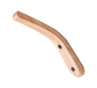 Gancio da Parete in Legno per Ingresso, Design Inclinato | Montaggio Rapido, Superficie Liscia, Salva Spazio, per Chiavi e Zaini in Bagno o Veranda