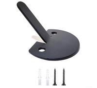 Gancio da parete invisibile in metallo per teschio di cervo a coda bianca e piccoli trofei di gioco, facile da installare senza forare, finitura nera