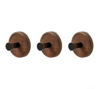 Gancio da parete minimalista con base a ventosa, per case moderne, non richiede trapano per l'applicazione su pareti in vetroceramica o dipinte lucide (tre)