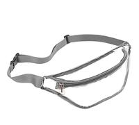 Gancio da parete per borse impermeabile marsupio trasparente marsupio da donna impermeabile piccolo marsupio trasparente carino marsupio con borse a tracolla uomo nero scuola, grigio, taglia unica,