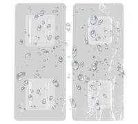 Gancio da parete trasparente - Fibbia femminile, Toppa gancio, durevole e stabile gancio senza unghie su entrambi i lati | Adesivo senza tracce, fibbia trasparente, gancio adesivo multiuso per bagno e