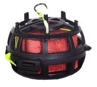 Gancio da pesca a gabbia con fondo inverso, girevole a 360°, con 6 ganci, sistema di esca con fondo anti-intoppo per carpa, pesce gatto, tilapia e pesca in acqua salata (1, 12#)