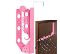 Gancio da porta per bagno, , 5 scomparti | Appendiabiti portatile salvaspazio da viaggio per riporre oggetti sopra la porta, armadio, camper