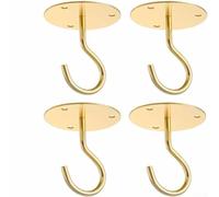 Gancio da soffitto in ferro per appendere piante, cesti e vestiti, ganci resistenti per montaggio a parete con viti, design moderno e minimalista per interni ed esterni, cucina, giardino, garage