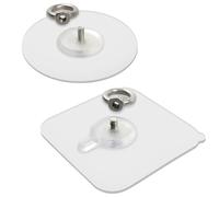 Gancio da soffitto - Pack - Colla - Gancio Utility - Supporto per lanterna | Design robusto da appendere per interni ed esterni, utile opzione per porta a soffitto - Pratico organizer multiuso