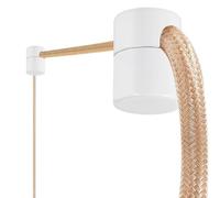 Gancio da soffitto per lampada, 15 x 20 mm, in alluminio, per la gestione dei cavi, facile da installare, organizer per lampade a sospensione, soluzione spaziale, uso domestico e ufficio (1 pezzo