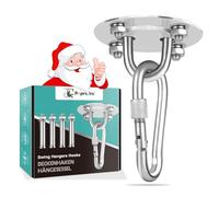 Gancio da soffitto, staffa da soffitto per sacco da boxe in acciaio inossidabile fino a 400 kg, gancio da soffitto resistente per amaca da sedia sospesa, sacco da boxe, trainer per imbracatura