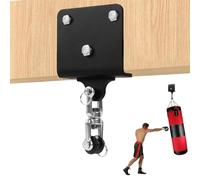 Gancio da Soffitto, Staffa da Soffitto per Sacco da Boxe in Acciaio Inossidabile fino a 453 kg, Supporto per Sacco da Boxe Montaggio a Parete 360 Rotante Gancio, Fitness MMA Grappling Muay Thai