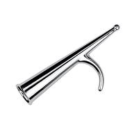 Gancio d'Accosto per Mezzo Marinaio in Ottone Cromato Lung. 170 mm Ø Foro: 28 mm