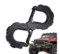 Gancio d'argano, dimensione standard in acciaio in lega | Torna a grille di con capacità di 33000 libbre, recupero SUV, tiro a trailer, gancio d'argano pesante | Utilità fuoristrada