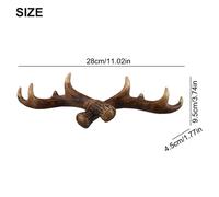 Gancio Decorativo Design Alta Qualità Forma Corna Alta Qualità Resina Perfetta