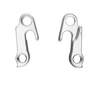 Gancio del deragliatore adattabile cavo alluminio Marwi Focus/GT/Bianchi/Commencal/Sunn/Raleigh Argenté