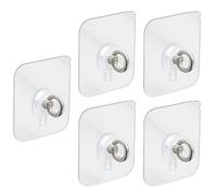 Gancio del soffitto autoadesivo | 5 Set Lantern Hanger | Forti ganci multiuso per soffitto, parete e porta, ganci riutilizzabili per aree interne ed esterne, lanterne, piante, luci da fata