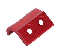 Gancio Deragliatore Bici Staffa Deragliatore Anteriore per Bicicletta in Lega di Alluminio Adattatore di Montaggio Deragliatore MTB Sostitutivo per Bicicletta da Strada(Rosso)