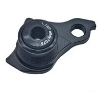 Gancio Deragliatore Posteriore CNC per Trek per sram Gancio Deragliatore | Lega alluminio 7075, leggero e , compatibilità per udh, finitura nera opaca, ideale per trekking