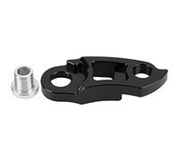 Gancio deragliatore posteriore per bici. Accessorio per estensione prolunga gancio coda in alluminio (Nera)
