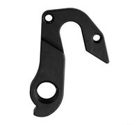 Gancio deragliatore posteriore per bicicletta per Haibike Sduro Cross Hard | Nine Seven Trekking Xduro Rare Gen 2, staffa per telaio in lega di alluminio, gancio posteriore con viti, nero
