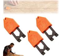 Gancio Di Ancoraggio per Fune, Strumento Portatile per Gancio Di Ancoraggio Con Linea Di Gesso per Linee Rette, Potenza Di Fissaggio Con Una Sola Mano, Strumenti Accessori per La Marcatura(Orange*3)