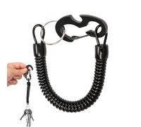 Gancio di Capitale con Un Gancio di carabinatore | Porta della Chiave estendibile con Cintura di Sicurezza - Cincolo per la Cintura dello Zaino per Chiavi per Auto Lavoro Esterno