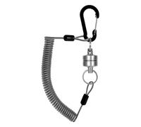 Gancio di Carabinatore All'aperto, Fibbia di Metallo con Corda Acciaio,Gancio con Fibbia di Aspirazione Magnetica - Keychain Anti-Lost Multiuso per Alpinismo, Esplorazione All'aperto, Escursioni, P