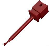 Gancio di prova in rame, placcato oro per la precisione, per analizzatore logico e prodotti 3C (rosso)