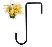 Gancio di recinzione - Over Reasce Hooks | Ganci a ponte d'acciaio pesante | Recinzioni di ganci per vasi di fiori | Gancio di recinzioni metalliche | Guida di ringhiera del ponte | Parentesi nero ghi