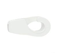 Gancio di ricambio per parafango da 25 mm con design regolabile rapido per un serraggio sicuro della corda e una facile installazione su yacht nero (bianco)