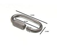 Gancio Di Riparazione Per Catena Quick Link 5Mm 3/16 Bzp Zp Confezione Da 12