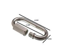 Gancio Di Riparazione Per Catena Quick Link 7Mm 9/32 BZP ZP Con Confezione Da 12