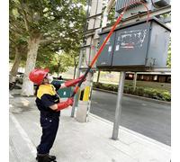 Gancio di salvataggio ad alta tensione, strumento di sicurezza isolato con manico antiscivolo per sollievo da scosse elettriche di emergenza e manutenzione dell'energia, capacità di carico 100 kg