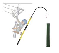 Gancio Di Salvataggio Elettrico, Asta Di Salvataggio Portatile Isolata, Bastone Di Salvataggio Di Sicurezza Rimovibile, Con Borsa For Il Trasporto(Yellow,200cm/6.6ft)