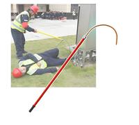 Gancio Di Salvataggio Elettrico, Asta Di Salvataggio Portatile Isolata, Dispositivo Di Sicurezza Da 100/150/200/300 Cm, Carico 100 Kg(Red,100cm/3.3ft)