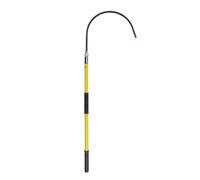 Gancio di salvataggio elettrico non conduttivo, asta di salvataggio isolata ad alta tensione, asta di trazione portante da 100 kg/220 libbre per elettricisti antincendio(Yellow,1m/3.3ft)