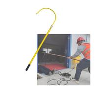 Gancio Di Salvataggio For Sicurezza Elettrica,palo Salvavita Con Isolamento Leggero,dispositivo Sicurezza,for Sottostazioni/fabbriche/riparazioni Auto(Yellow,150cm/4.9ft)
