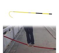 Gancio di Salvataggio Isolato ad Alta Tensione - Palo di Sicurezza in Fibra di Vetro da 16" per elettricisti e Vigili del Fuoco, 2 m/6,5 Piedi, Ideale per Il Soccorso Elettrico e la sicurezz