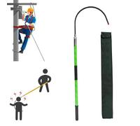 Gancio di Salvataggio Isolato ad Alta Tensione, Rod del Bagnino Isolato, Strumento di Sicurezza Portatile, for la sicurezza elettrica(Green,1m/3.3ft)