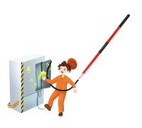 Gancio di salvataggio isolato per sicurezza elettrica, strumento staccabile ad alta tensione per emergenza e difesa