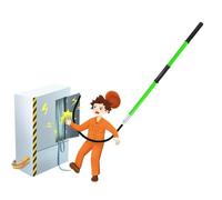 Gancio di salvataggio isolato per sicurezza elettrica, strumento staccabile ad alta tensione per emergenza e difesa