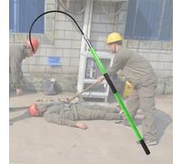 Gancio di salvataggio per corpi leggeri Hotstick, barra di trazione salvavita non conduttiva, utensili isolati per elettricisti antincendio, 10 kV/ 35 kV/ 110 kV/ 220 kV (rosso, 1 m/3,3 piedi) (