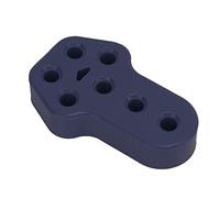 Gancio di Scarico in Gomma per Auto, Gancio di Scarico per Auto, Marmitta, Isolatore in Gomma, Staffa di Montaggio Universale, 7 Fori, Diametro 12 Mm(blu) Altri accessori