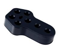 Gancio Di Scarico Universale, Auto Gomma Scarico Gancio, Supporto per Staffa Marmitta per la Maggior Parte Delle Auto 7 Fori 12mm, Nero