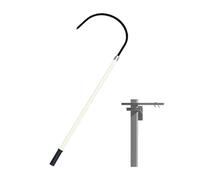 Gancio di sicurezza elettrico ad alta tensione, poli isolati multitensione, for la costruzione di sottostazioni antincendio Lineman(White,1 meter)