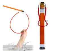 Gancio di Sicurezza per Piscina Lungo 14,8/18/21,3/32,8 Piedi con Asta telescopica, Attrezzatura di Salvataggio di Emergenza Leggera e Regolabile, per nuotatori, Barche e annegamen
